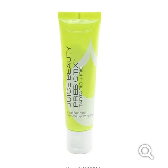 Juice Beauty Prebiotix Tartaric + Iris Instant Flash Facial Lot of 2 .05 fl oz - Picture 1 of 4